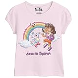 Dora The Explorer Toddler Girls' Rainbow and Unicorn T-Shirt