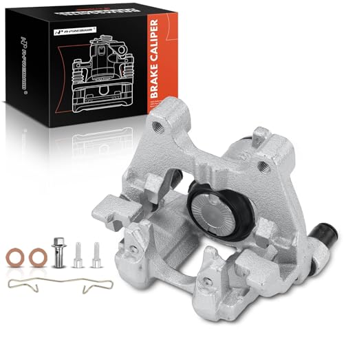 A-Premium Disc Brake Caliper Assembly with Bracket Compatible with Volkswagen Tiguan 2018-2023 2.0L - Rear Left Driver Side by A-Premium - Used condition - US$91.99
