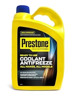 PRESTONE PAFR0038B Coolant Antifreeze for All Vehicles 10-year 300,000 miles Corrosion Protection, Ready to Use, 4 Litre