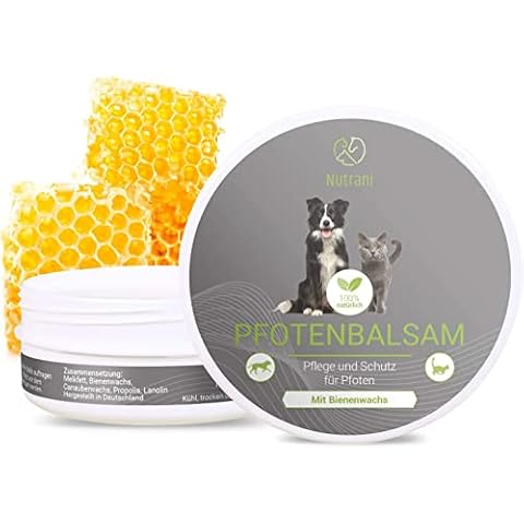 Nutrani paw balm with beeswax for dogs and cats | 100ml - 100% natural balm - Made in Germany - suitable for paw care and paw protection Cover