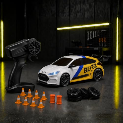 Blitz Remote Control Car with Special Exhaust Lights, 20Kmph, 2.4...
