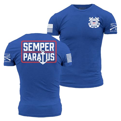 Grunt Style USCG - Semper Paratus Men's T-Shirt