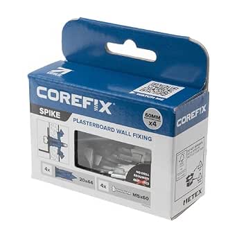 Amazon.com: Corefix Spike Heavy Duty Drywall Anchors 4 Pack, DIY Kit ...