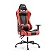Price comparison product image Gaming Chair Racing Style High Back Computer Gaming Chair Adjustable Recliner Faux Leather Office Chair with Headrest and Lumbar Support - Red & Black