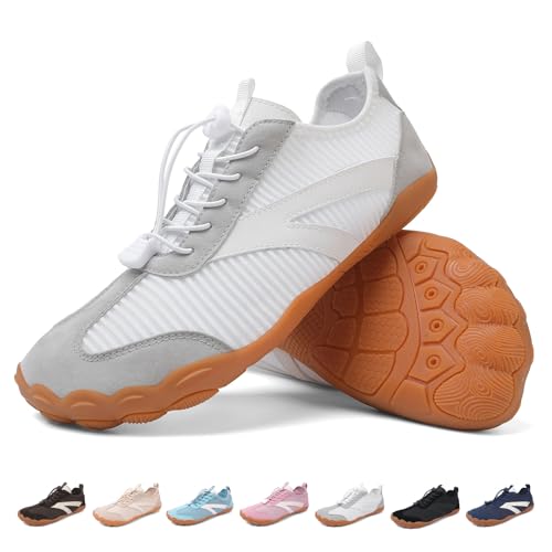 Image of Beach Water Shoes for Women Men Quick Dry Non-Slip Wide Toe Hike Barefoot Footwear for Beach Pool Aqua Swim Surf Walk