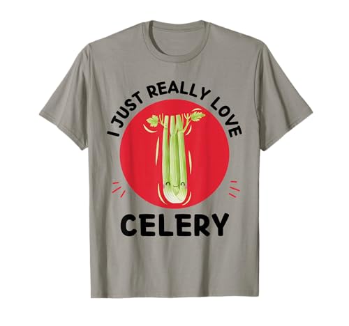 Kawaii Celery I Just Really Love Cute Celery Lover T-Shirt