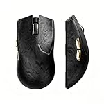 EWEADN Z7 Carbon Fiber Shell Wireless Gaming Mouse with 42000 DPI, PAW3950 Sensor, Kailh Optical Switch, Ergonomic 52g Lightweight, 8k Polling Dual-Mode (Wired/2.4GHz), Up to 300 Hr Battery, Black