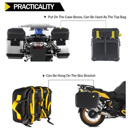 Sacoche de selle extensible moto haute résistance pour F850GS