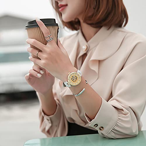 BUREI Personalized Hollow-Out Dial Women's Watch #TOP17