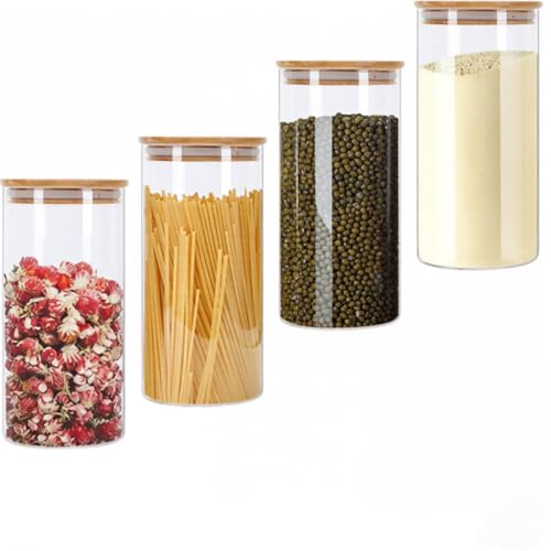 Barattoli di conservazione in vetro da 1,2 l, ermetico, con...