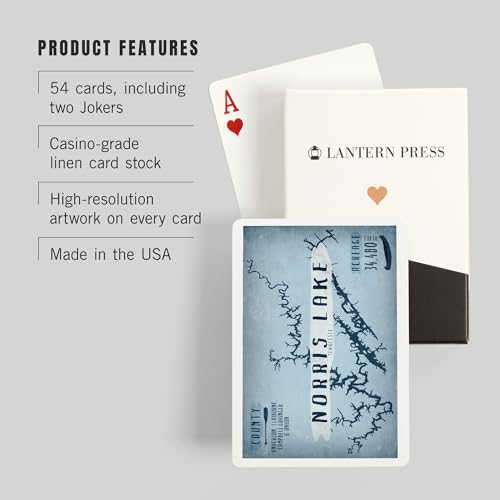 Lantern Press Naipes Póker 52 Cartas Adultos miniatura 3
