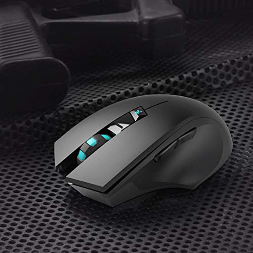 Granvela Noiseless Wireless Mouse,Forter I720 Ergonomics Right-Handed Wireless Silent Gaming Mouse For Windows And Mac - Black #TOP5