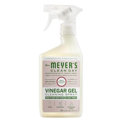 MRS. MEYER'S CLEAN DAY Vinegar Gel Cleaning Spray, Apple Blossom, 16 fl oz