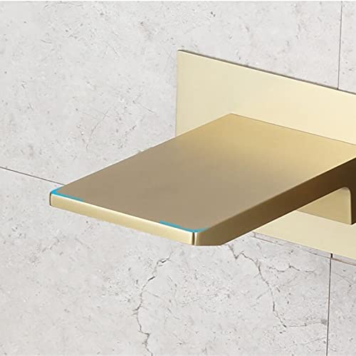 Robinet cascade de salle de bain en chrome mitigeur lavabo