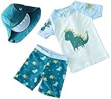 BAOPTEIL Baby Toddler Boys Two Pieces Swimsuit Sets Kids Boy Bathing Suit Rash Guards Sunsuit Swimwe
