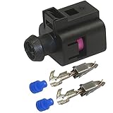 Steckverbinder 2-polig Buchse Reparatursatz Stecker 2-polig Buchse OEM 1J0 973 722 1J0973722 Elektrik