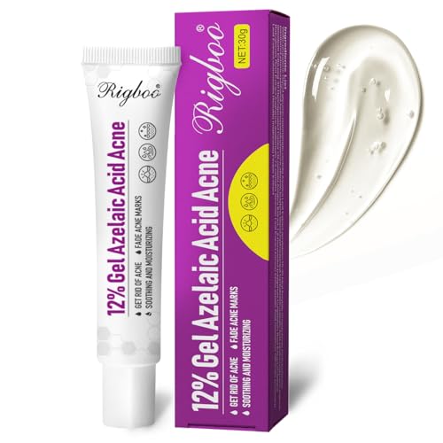 Azelaic Acid, 12% Azelaic Acid For Face Serum Rich in Niacinamide and Hyaluronic Acid, Fades Post Acne Marks and Calms Redness, Formula for Uneven and Blemish Prone Skin Care