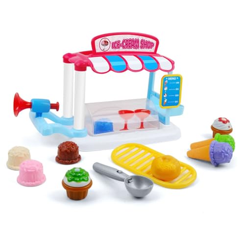 TOYANDONA carrello di compleanno playset carrello della torta del gioco di ruolo giocattolo carrello torta per playset carrello torta