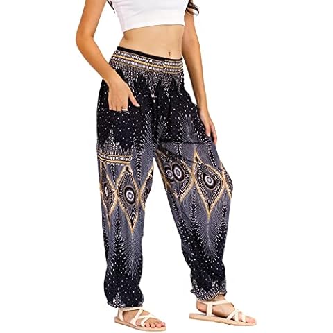 Lofbaz Floral Harem Pants for Women Cover