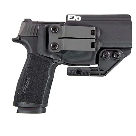 FDO Industries IWB Kydex Holster Compatible with Sig P365 X-Macro -Discreet Carry Concepts 1.5" Metal Monoblock Gear Clip - Optic Cut - The Paladin Series - Made in USA (Black) Cover