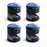 Engine Oil Filter 4-Pack Replace 90915-YZZD1 90915-YZZD2 90915-YZZG2 90915-20003 Compatible with