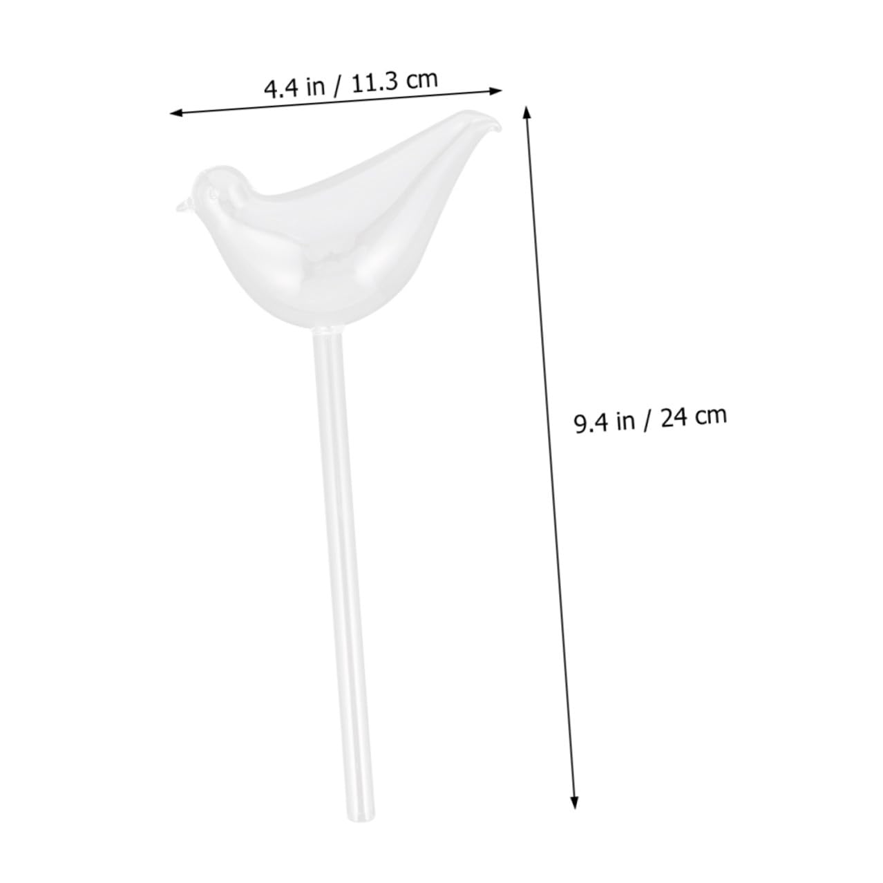 Gatuida Globes d'Arrosage Automatiques en Verre Borosilicate 4 Pièces pour Plantes Intérieures et Extérieures
