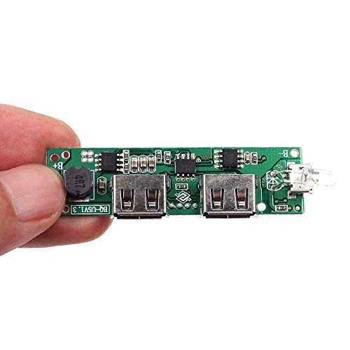 Módulo Cargador Power Bank 5V LCD 2 USB 2.1A miniatura 5