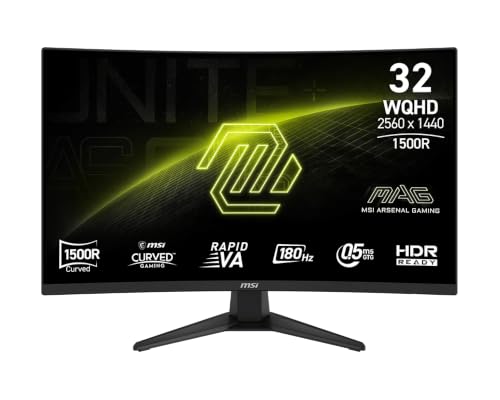 MSI MAG321CQF E18W WQHD 180Hz Curved