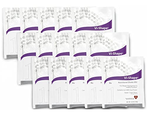 ViSalus Vi-Shape Nutritional Shake Mix Travel Packets (15 Count) | Sweet Cream Flavor