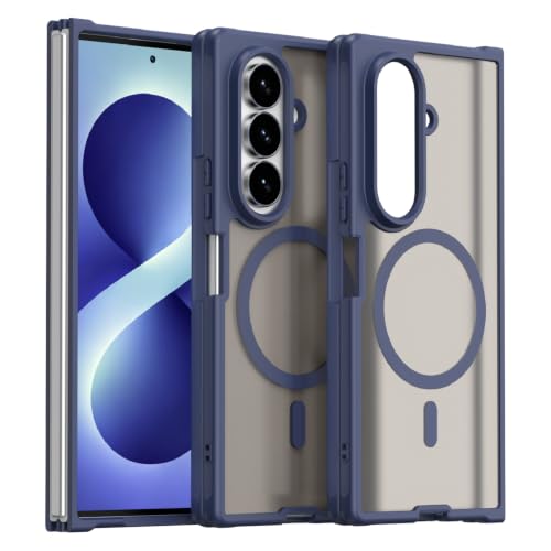 For Galaxy Z Fold 8 Ultra �p �X�}�z�P�[�X �}�O�l�b�g���� TPU+PC�f�� �������}�b�g �S�ʕی�J�o�[ �u���[ | MagSafe�Ή� ���C�����X�[�d �y�� ���^ �Ռ��z�� �����h�~ ����~�� �w��h�~ ���΂݂Ȃ� �����h�~