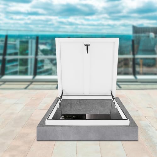 Escotilla de aluminio para techo con diseño resistente a la intemperie 2