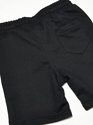 Bermuda Mini Moletom Simples, Simples, Masculino, Preto, 12