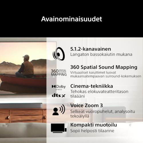 Barre De Son Sony Bravia Theatre Bar 7 – Dolby Atmos 5.1.2, Sub 7 - vue 7