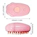 Steam Brush for Cats, Spray Comb Mist Brush, Rechargeable Steam Pet Brush for Dogs and Cats, Self-Cleaning 3-in-1 Cat Hair Brush with Steam for Long and Short Hair for Cats and Dogs (pink)