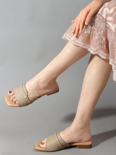 Image of CHINRAAG Flat Sandal for women and Girl's Colour : Beige