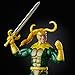 Marvel Legends Series Loki 6' Collectible Marvel Comics Action Figure Toy for Ages 6 & Up with Accessory & Build-A-Figurepiece
