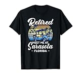 Sarasota Florida Funny Golf Cart Retired T-Shirt