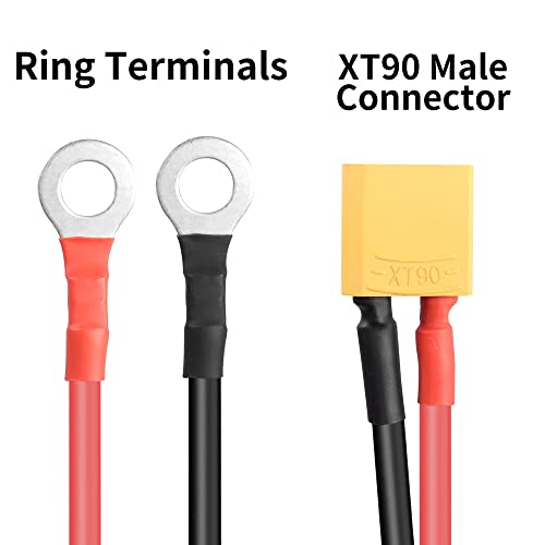 Câble XT90 vers joint torique pour sécuriser la charge batterie