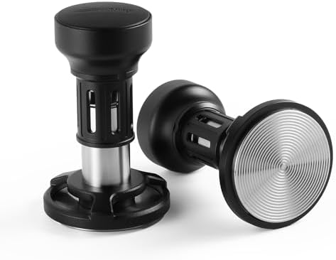 MHW-3BOMBER Espresso Tamper, 54mm-Spring-Loaded Coffee Tamper with Sound Feedback, Barista 54mm Tamper for Breville, Tamper for Espresso Machine,Thread Base YU Series, T6147-OS - Thumbnail 2