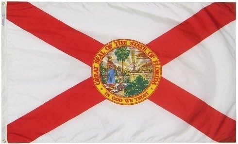 3x5' Florida Heavy Weight Nylon Flag From All Star Flags