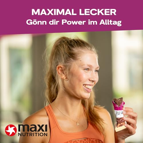 MaxiNutrition Creamy Core Protein Bar White Chocolate Coconut, 12 x 45 g, 33% Eiweiß, 14 g Protein je Riegel, ohne Zuckerzusatz, ohne künstliche Aromen