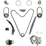 VQ40DE 4.0 Timing Chain Kit With Gears & Water Oil Pump Fit For Nissan Frontier Pathfinder Xterra 4.0L V6 DOHC 24 Valve Engine Code VQ40DE 2005-2010