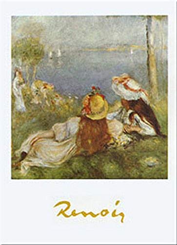 Ragazze in Riva Al Mare by Pierre-Auguste Renoir 12 X 9.5 Art Print Poster