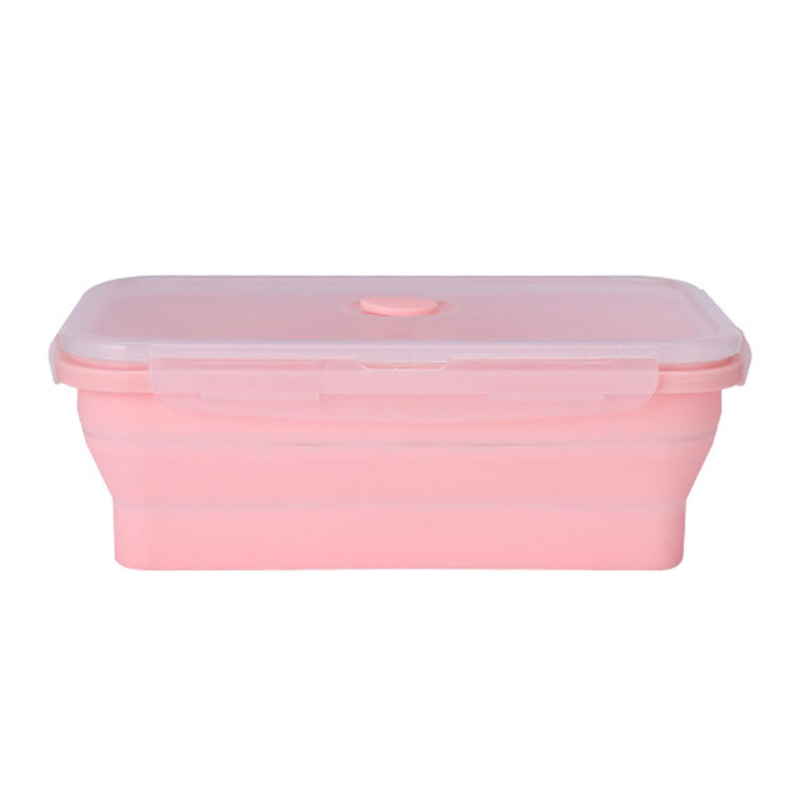 Efficient Silicones Lunch Box Dishwasher Safe Small Storage Ideal for Camping Portable Meal Box