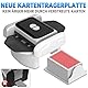 Bibykivn Automatischer Kartenmischer, Kartenmischmaschine Elektrische, 2000 mAh, Mischmaschine Karten für UNO Kartenspiel, Poker, Skip BO, Phase10 für Familienfeiern und Reisen (Weiß-2)