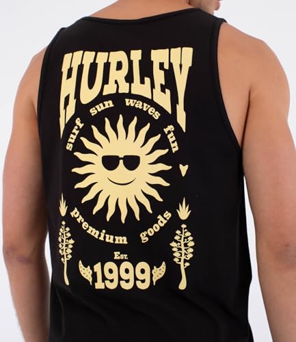Hurley Tank Top Men le t-shirt sans manches respirant contre la chaleur