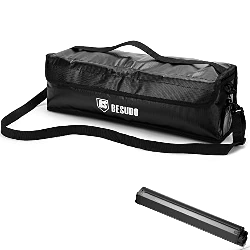 Besudo Sac de protection pour batterie de vélo électrique - Sac de sécurité pour le stockage, le transport, la charge de la batterie électrique -pour batteries de vélo électrique en 2 tailles-B-L Cover