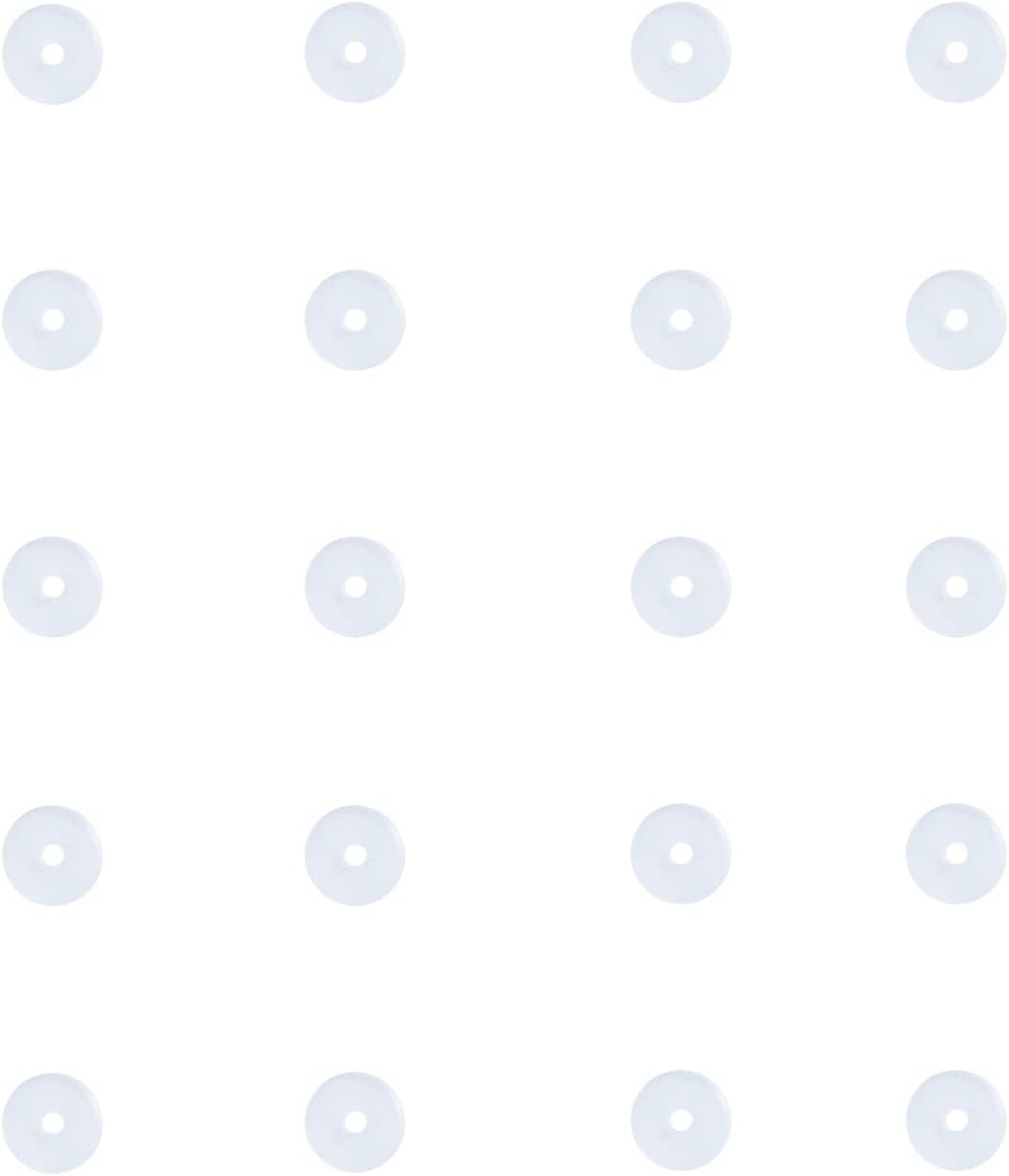 Bloomfall 3MM 20PCS Clear Piercing Disc For Piercing Bump,Pressure Silicone Earrings For Keloids Healing Pads Belly Button Piercing Kit