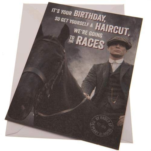 Carte d'anniversaire Peaky Blinders pour marquer un grand jour