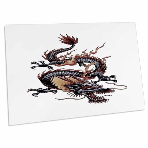 Alfombrilla de escritorio 3dRose Dragón Chino 23x16 pulg